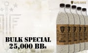 Elite Force Premium Biodegradable .25g 5000 ct. BBs 5 Bottle Special (White)