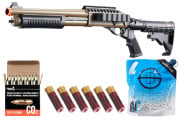 Golden Eagle M8873 3/6-Shot Pump Action CO2 Airsoft Shotgun Combo (Tan) Golden Eagle M8873 3/6-Shot Pump Action CO2 Airsoft Shotgun Combo (Tan)