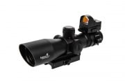 Lancer Tactical 3-9x42 Red & Green Illuminated Scope w/ Red Dot