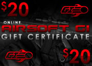 Airsoft GI Gift Certificate $20 (Online Only/E-mail Delivery)