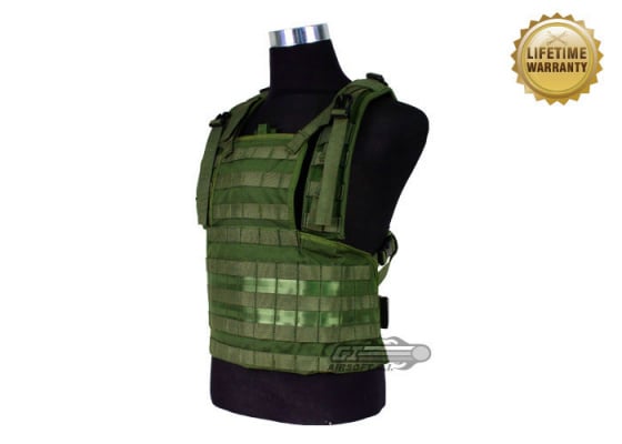 Pantac USA 1000D Cordura Molle MOD Tactical Vest ( OD Green / M ) Pantac USA 1000D Cordura Molle MOD Tactical Vest ( OD Green / M )