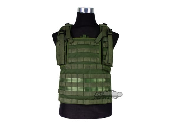 Pantac USA 1000D Cordura Molle MOD Tactical Vest ( OD Green / M ) Pantac USA 1000D Cordura Molle MOD Tactical Vest ( OD Green / M )