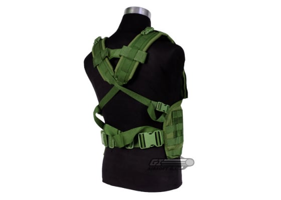 Pantac USA 1000D Cordura Molle MOD Tactical Vest ( OD Green / M ) Pantac USA 1000D Cordura Molle MOD Tactical Vest ( OD Green / M )