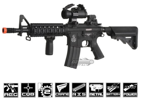 Colt M4 CQB Carbine AEG Airsoft Rifle by CYMA ( Black ) Colt M4 CQB Carbine AEG Airsoft Rifle by CYMA ( Black )