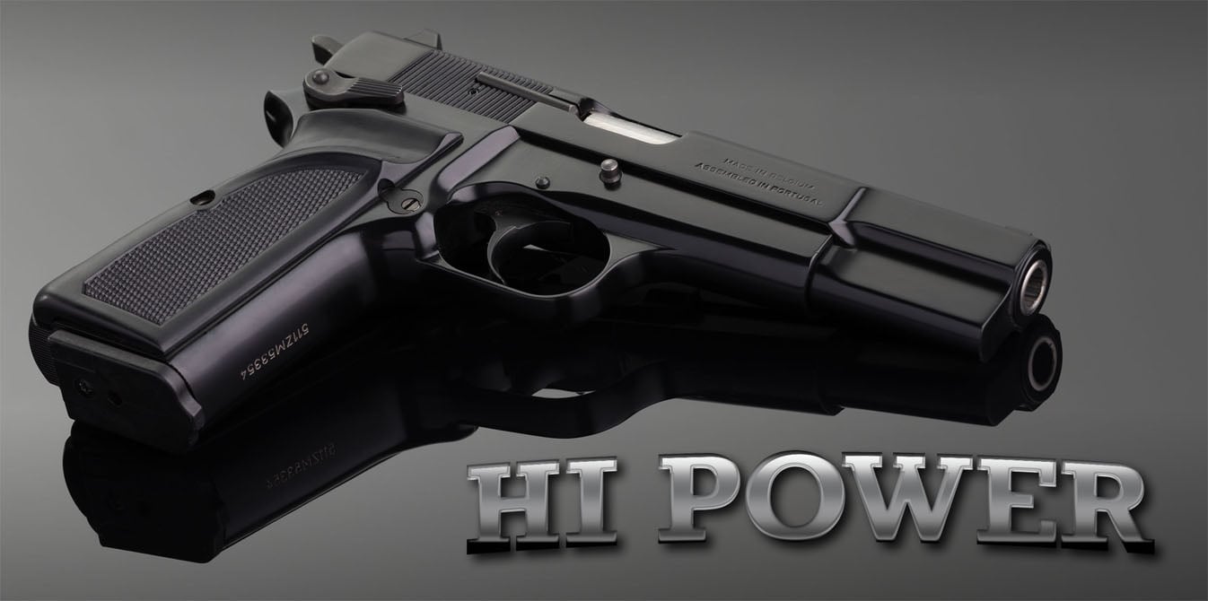 Browning Hi Powers come with brown grip panels