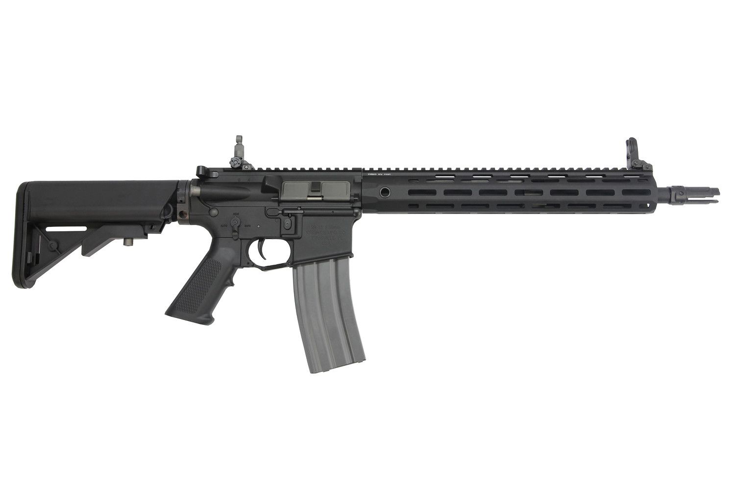 G&G SR15 MOD2 M4 M-LOK Carbine AEG Airsoft Rifle ( Black )