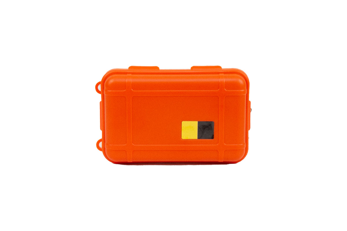 WoSport Nylon Polymer Padded Accessory Case ( Orange )