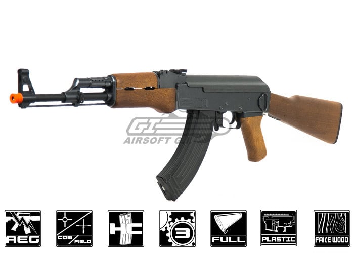 Double Eagle AEG Tactical AK47 RIS Auto Electric Airsoft Rifle Gun Metal  M900E