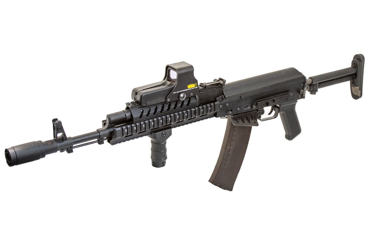 Zion Arms Full Metal R15 AEG Airsoft Rifle W/ ETU (Black & Gold)