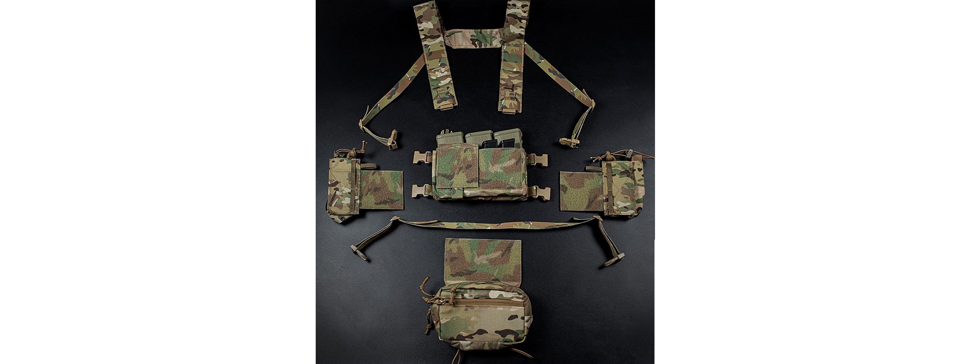 Wosport Tactical MK4 Chest Rig (Black)