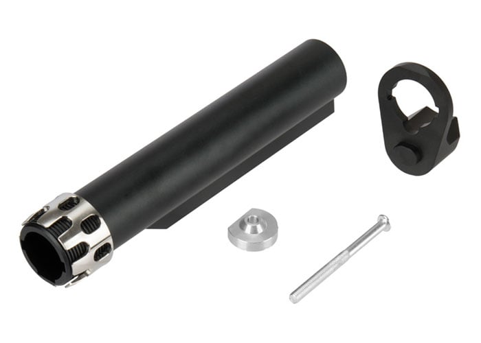 Lancer Tactical Buffer Tube With Extended End Plate And Enhanced