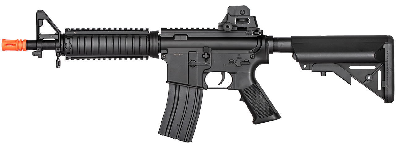 Double Bell M4 Ris Cqb Aeg Airsoft Rifle With Metal Gearbox Polymer Body Black 8374