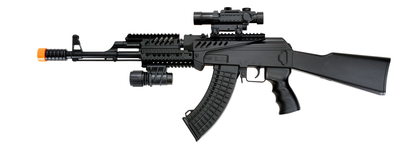 UK Arms M185A2 Spring Rifle With Laser And Flashlight