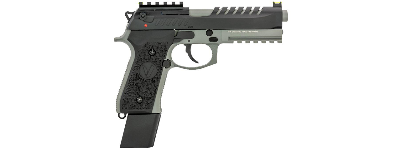 Vorsk Airsoft VM9 Osiris Gas Blowback Pistol - Silver