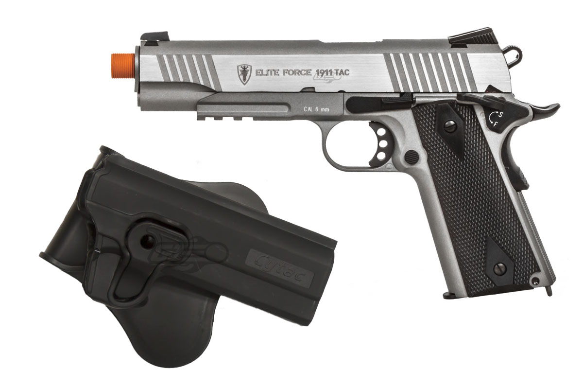 EF 1911 TAC - 6MM - STAINLESS