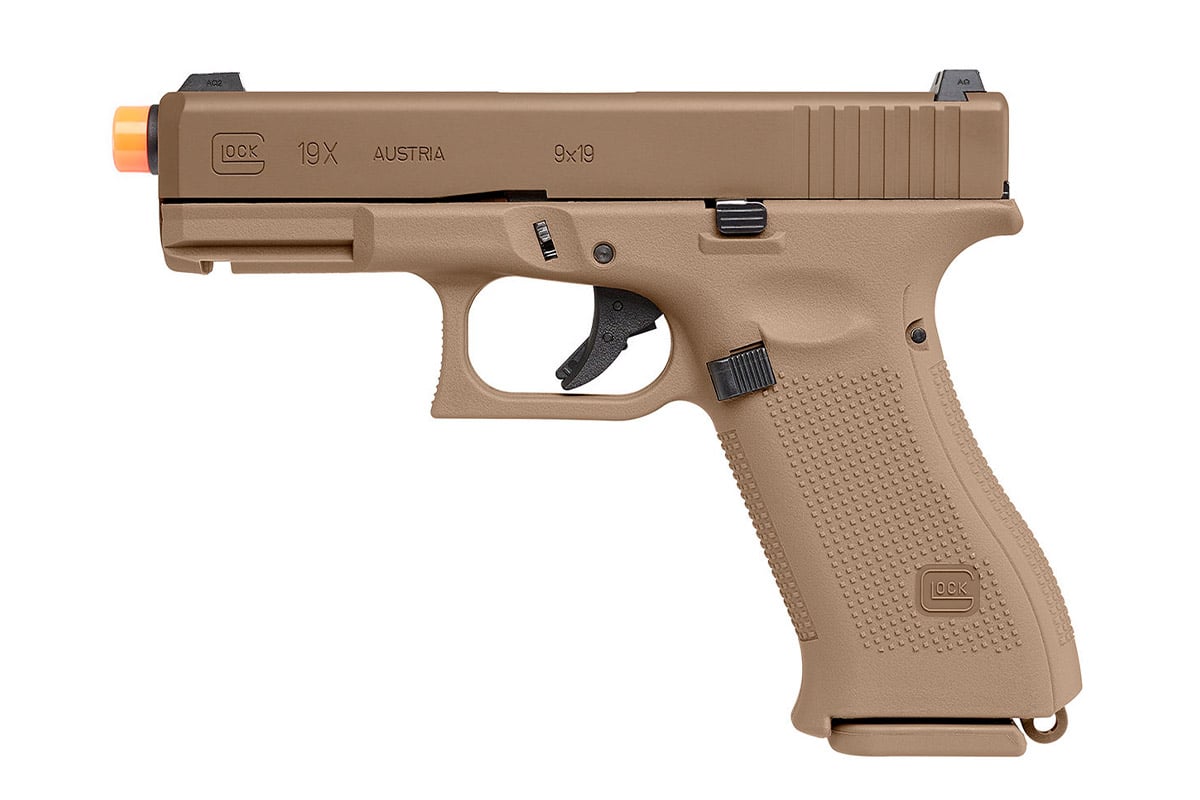 Elite Force Glock 19x Gas Blowback Airsoft Pistol Coyote