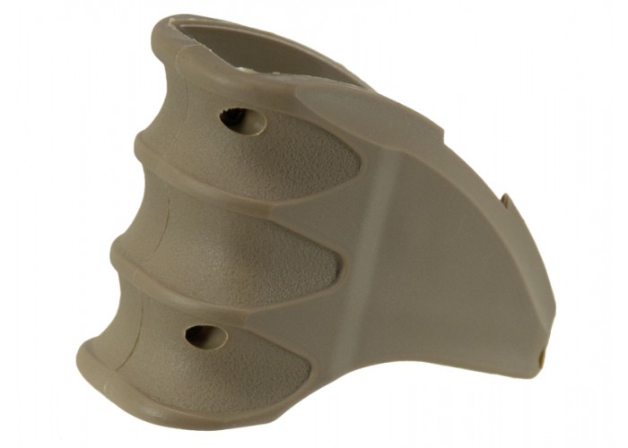 Bravo Airsoft Polymer Magazine Well Grip in ( Tan )