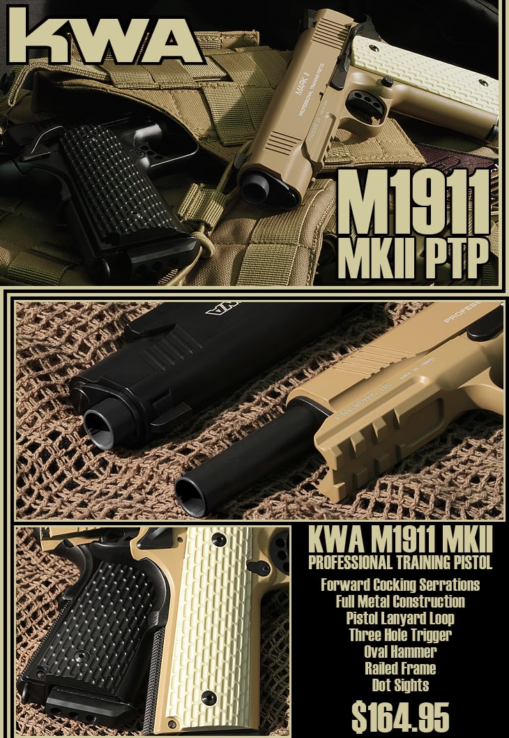 KWA FUll Metal M1911 Mark II PTP