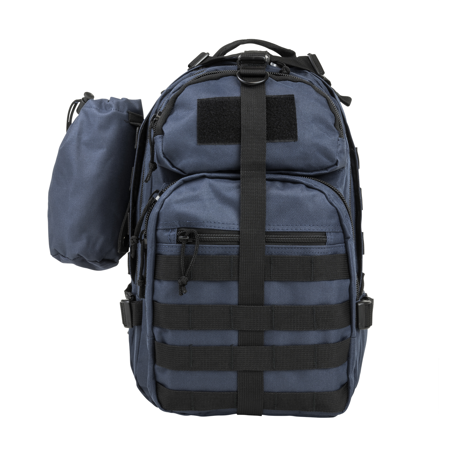 VISM Sling Backpack Pack / Water Bottle Pouch ( Blue / Black )