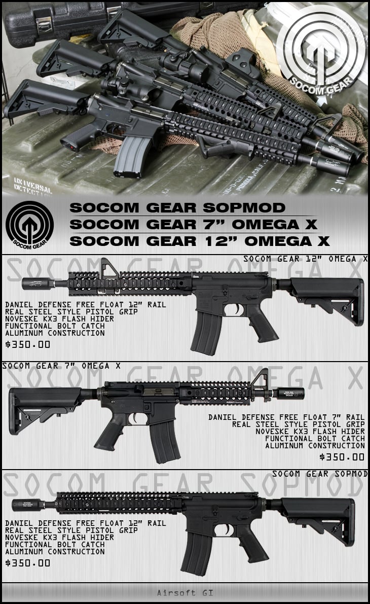 Socom Gear AEG's w/ Daniel Defense RIS