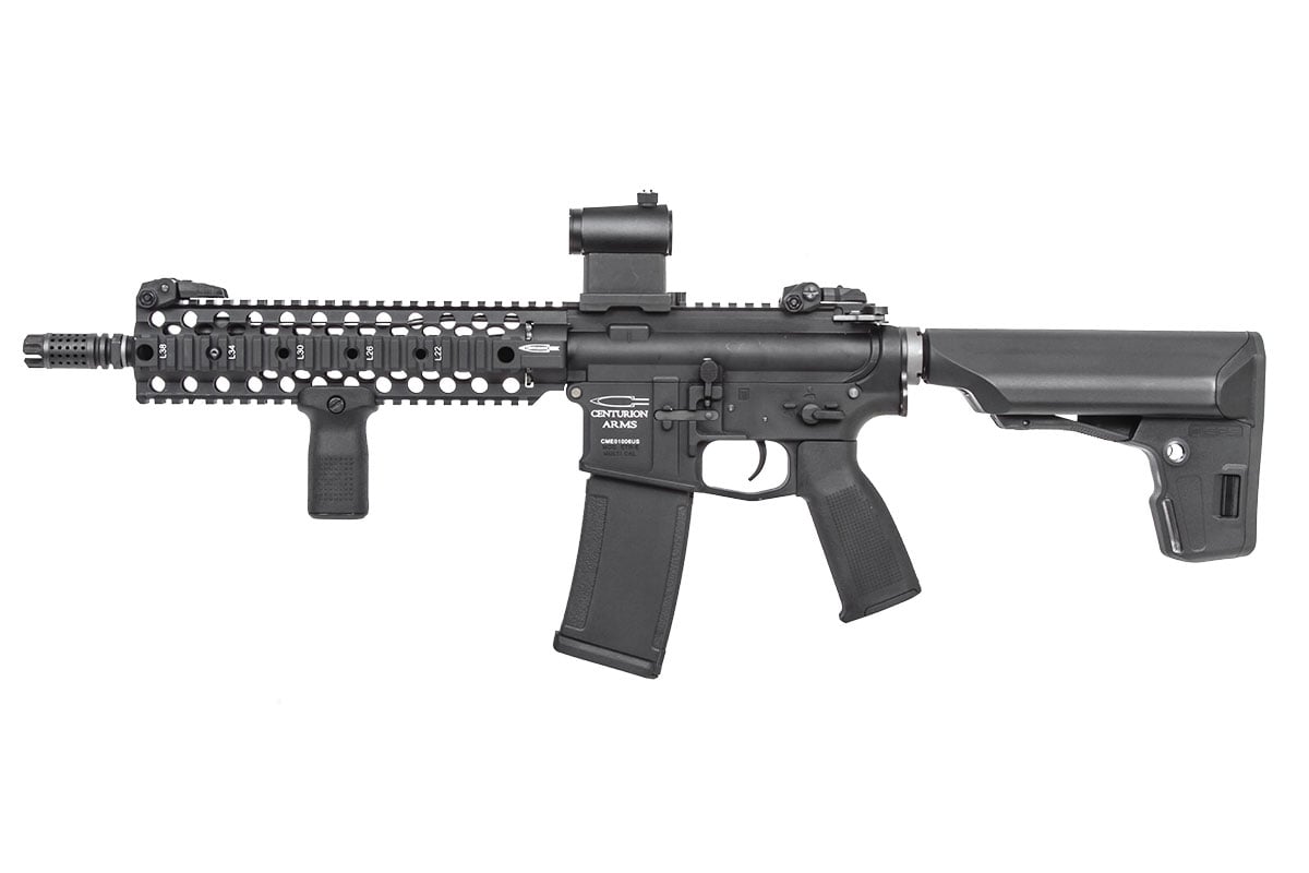 PTS Centurion Arms CM4 C4-10 AEG Airsoft Rifle ( Black )