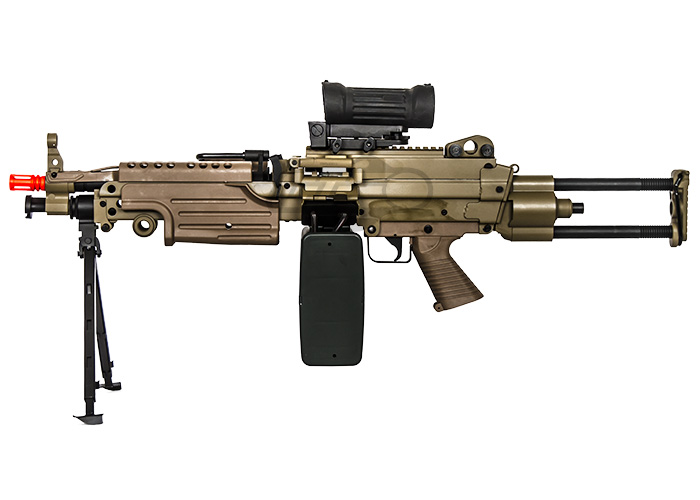 A&K Desert M249 PARA AEG Airsoft LMG ( Tan )