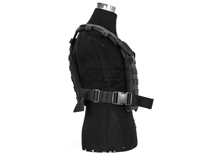 Molle Systeme attachment with double loops with Utra Robust fixings for  pedestrian camera to be fixed on tactical vest