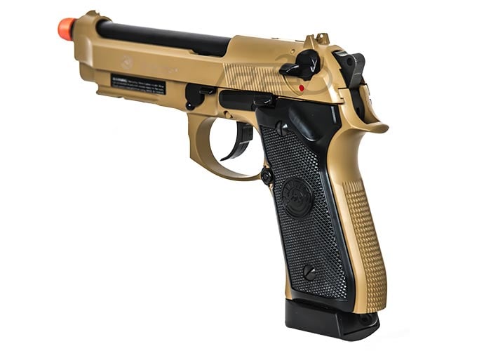 Taurus PT 92 Tactical CO2 GBB Airsoft Gun Licensed by Cybergun ( Tan )