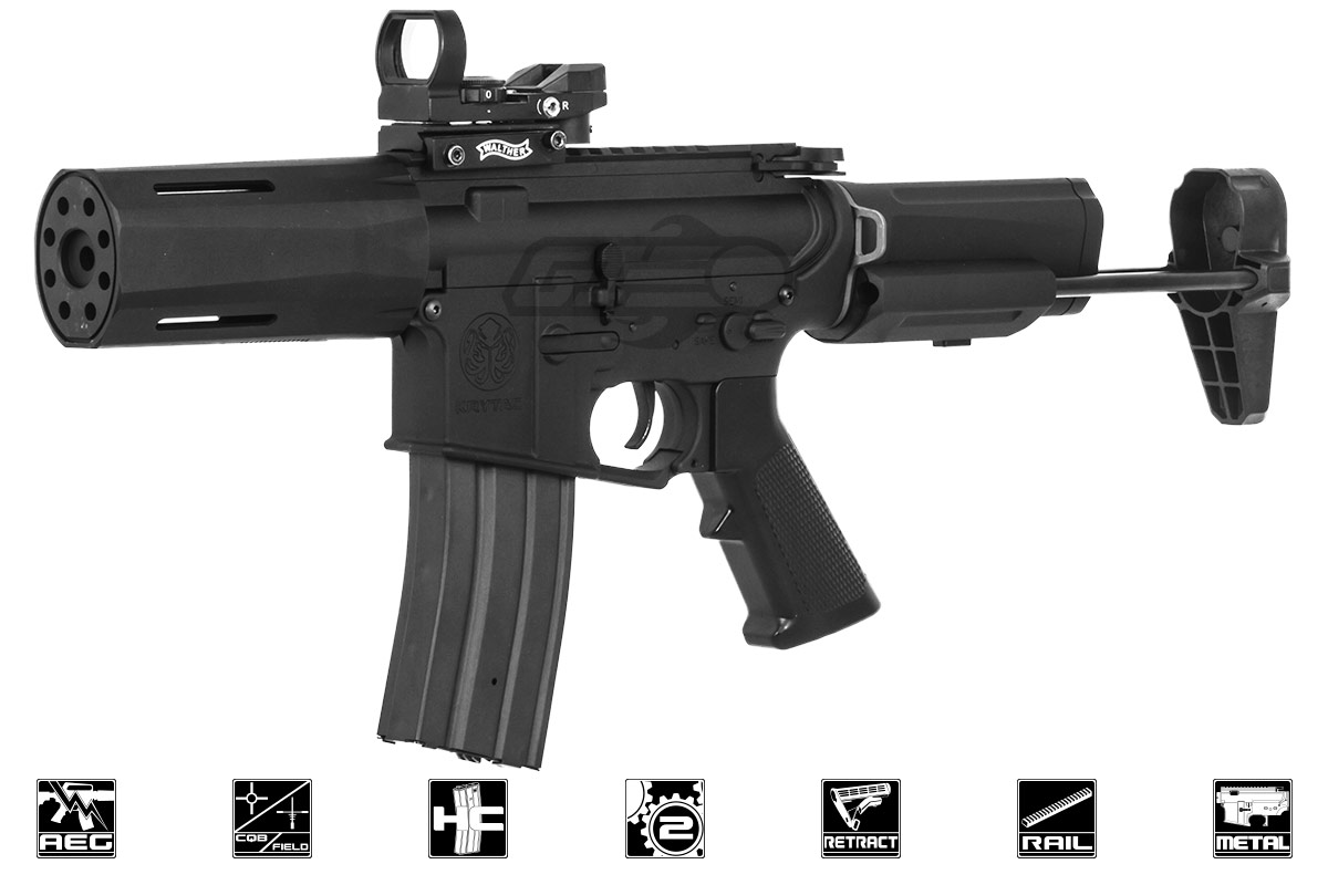 Krytac Alpha SDP M4 Carbine AEG Airsoft Rifle ( Black )