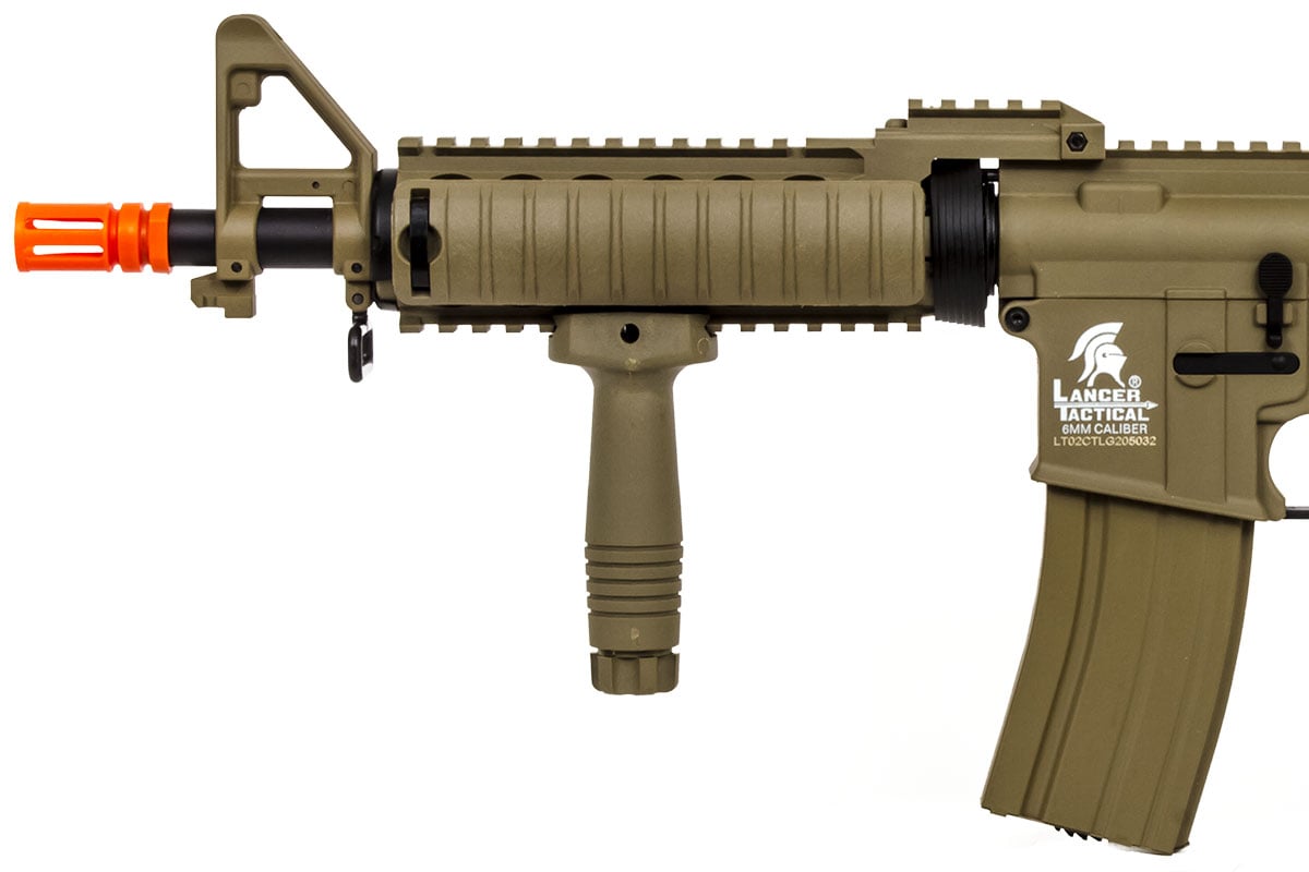 Lancer Tactical Gen 2 Mk18 M4 350 FPS Auto Electric AEG Airsoft Rifle Gun  Tan for sale online