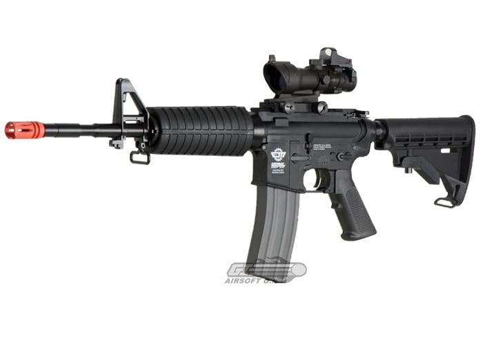 G&G Combat Machine M16 Carbine AEG Airsoft Rifle ( Black )