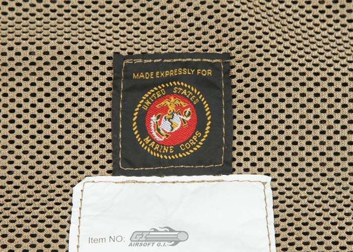 Identification Patch/Tag with Fastener For USMC Military Flak Jacket