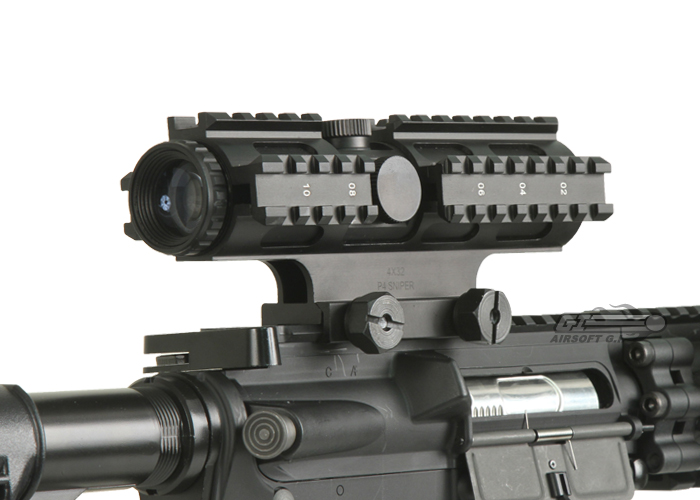 柔らかい NcStar 4x32 Compact Scope-3 Rail Sighting System with P4