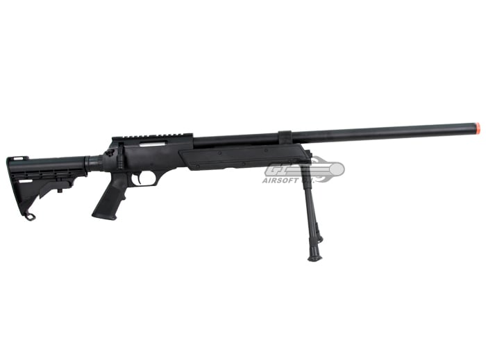 Airsoft sniper rifle Well MB03BB ASG with bipod, cal. 6 mm BB 