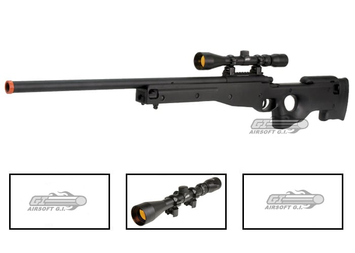 WellFire MK96 Bolt Action AWP Airsoft Sniper Rifle w/ Scope - TAN