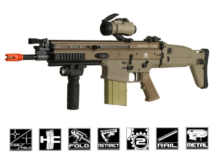 VFC FN Herstal SCAR-H MK17 CQC AEG Airsoft Gun ( Tan )