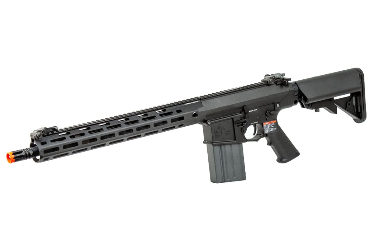 GG Knight's Armament Licensed SR25 E2 APC Airsoft AEG Rifle Black