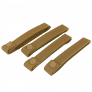 Condor Outdoor 6" MOD Straps Molle 4 pack (Coyote Brown)