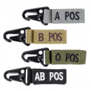 Condor Outdoor A Negative Blood Type Key Chain (Option)