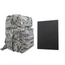 VISM Assault Backpack With 11"x14" Level IIIA Hard Ballistic Plate (ACU)