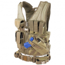Condor Outdoor Crossdraw Tactical Vest (Black/XL - XXL)