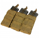 Condor Outdoor Triple M4/M16 Open-Top Mag Pouch (Coyote Brown)