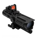 VISM Ultimate Sighting System Gen 3 w/ Red Micro Dot (P4 Reticle/Black)