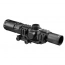 AIM Sports Recon 1.5-4X30mm Mil Dot Rifle Scope (Black)