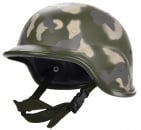UK Arms PASGT Airsoft Helmet With Adjustable Chin Strap (Woodland)