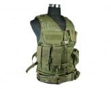 Condor Outdoor Crossdraw Tactical Vest (OD Green/M - L)