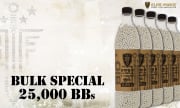 Elite Force Premium Biodegradable .20g 5000 ct. BBs 5 Bottle Special (White)