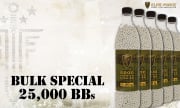 Elite Force Premium .20g 5000 ct. BBs 5 Bottle Special (White)