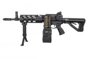 G&G CM16 LMG AEG Airsoft Light Machine Gun (Stealth)