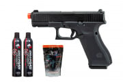 Starter Package #52 Ft. Elite Force GLOCK 45 Gen 5 Gas BlowBack Airsoft Pistol (Black)